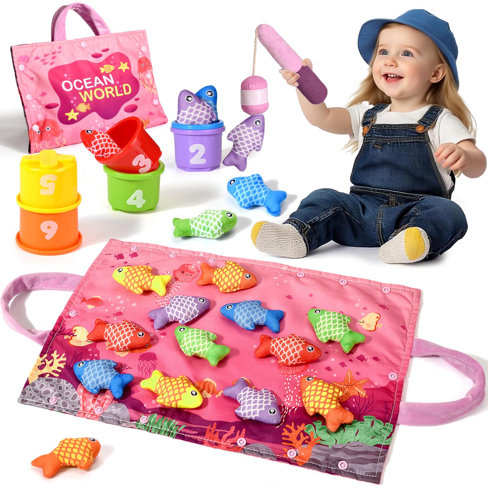 Amazon.com: Alsatic Montessori Toys for 1 Year Old - 20PCS Cloth